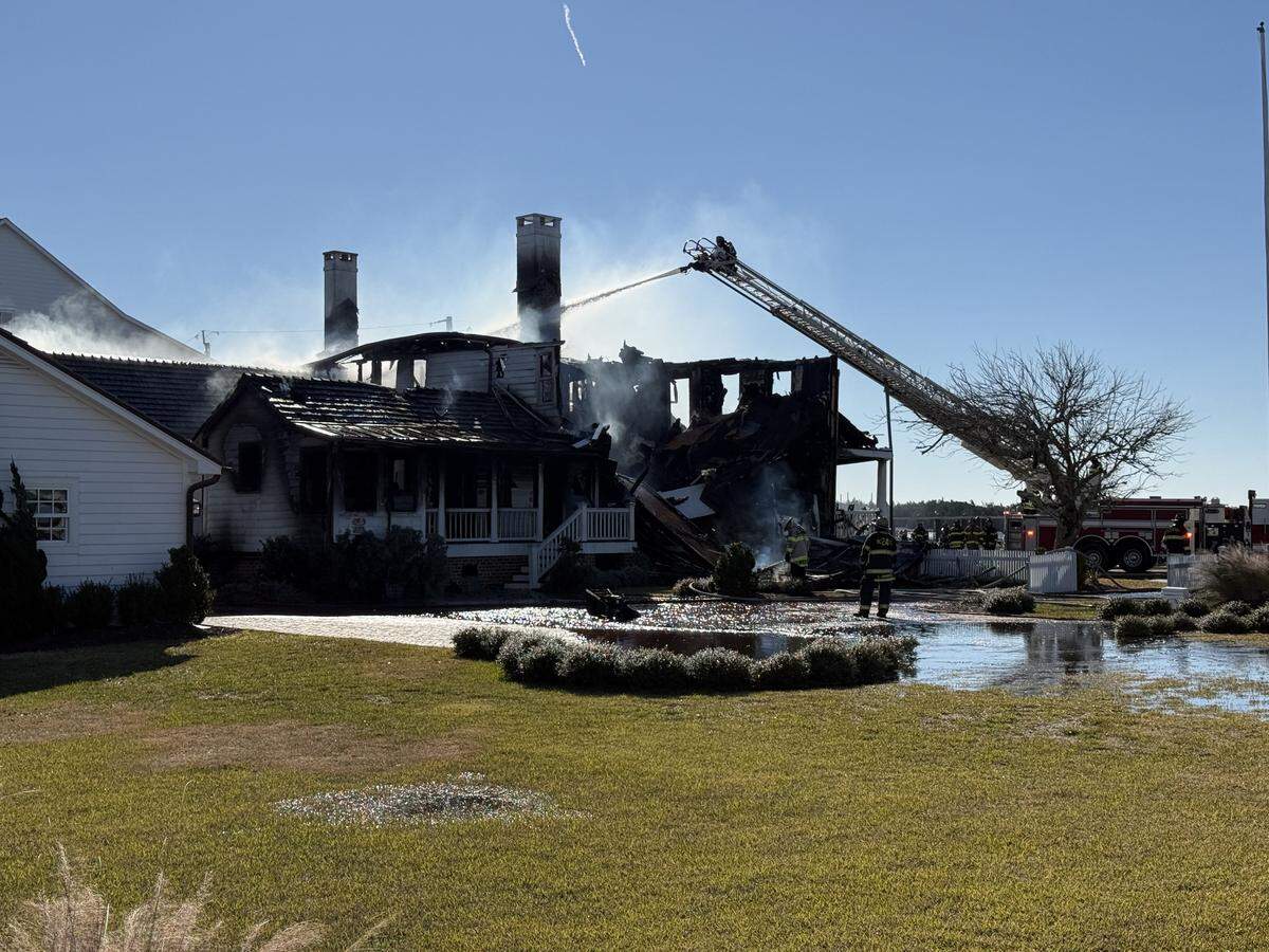The Duncan House, which dates to 1728, “sustained a tremendous amount of damage,” according to Beaufort down officials.  It remains unclear if it can be restored.