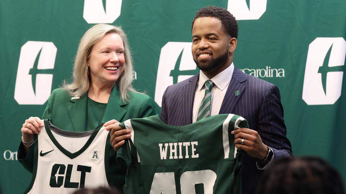 New Charlotte 49ers AD Kevin White says football, men’s hoops ‘have to be good’