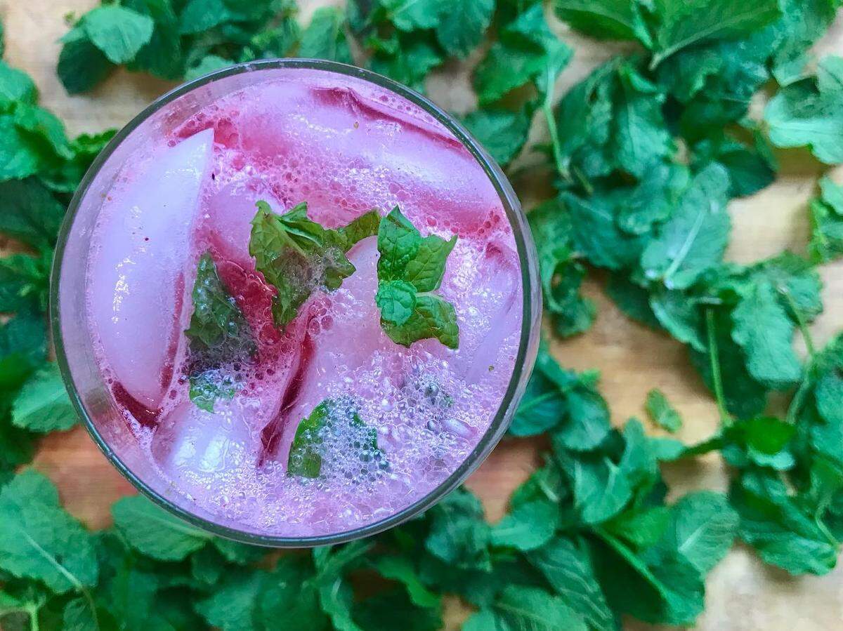 The Sparkle Berry mocktail at NoDa Company Store.