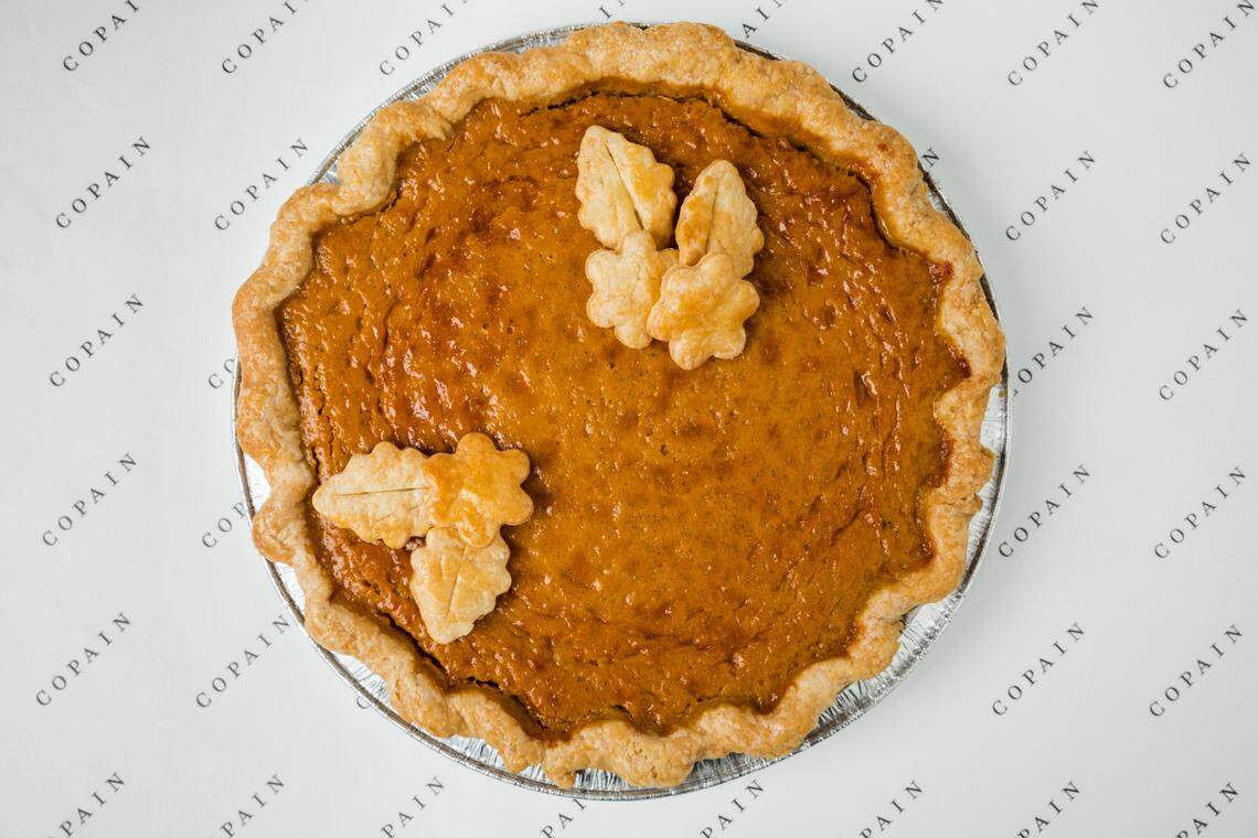 Copain’s pies are $30 each, including its Brown Sugar Pumpkin Pie.