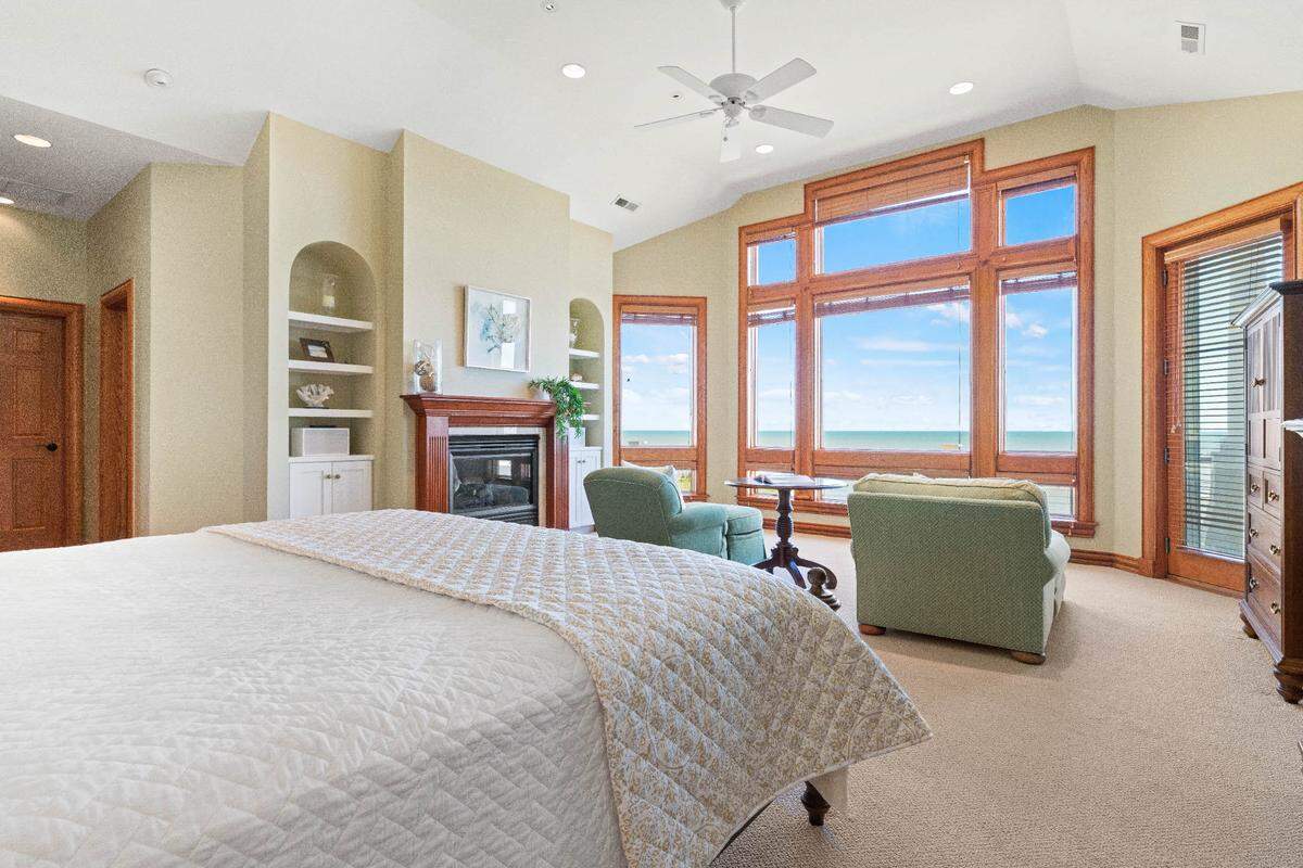 Each of the nine oversized bedrooms comes with an ensuite bathroom and spacious closets.