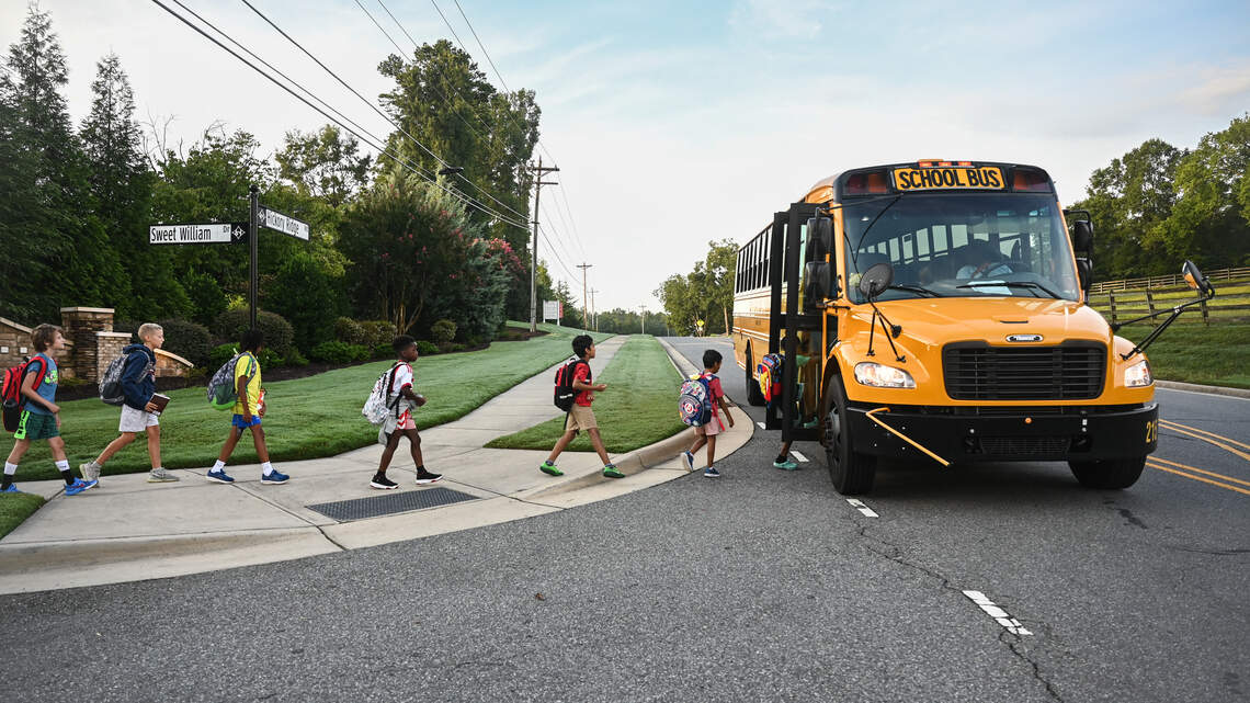 School bus switch irks Cabarrus parents who learned days before half-mile hike