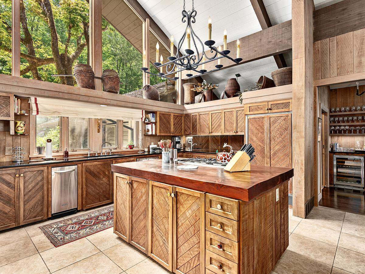 The main residence showcases an open and flowing floor plan, perfect for entertaining.