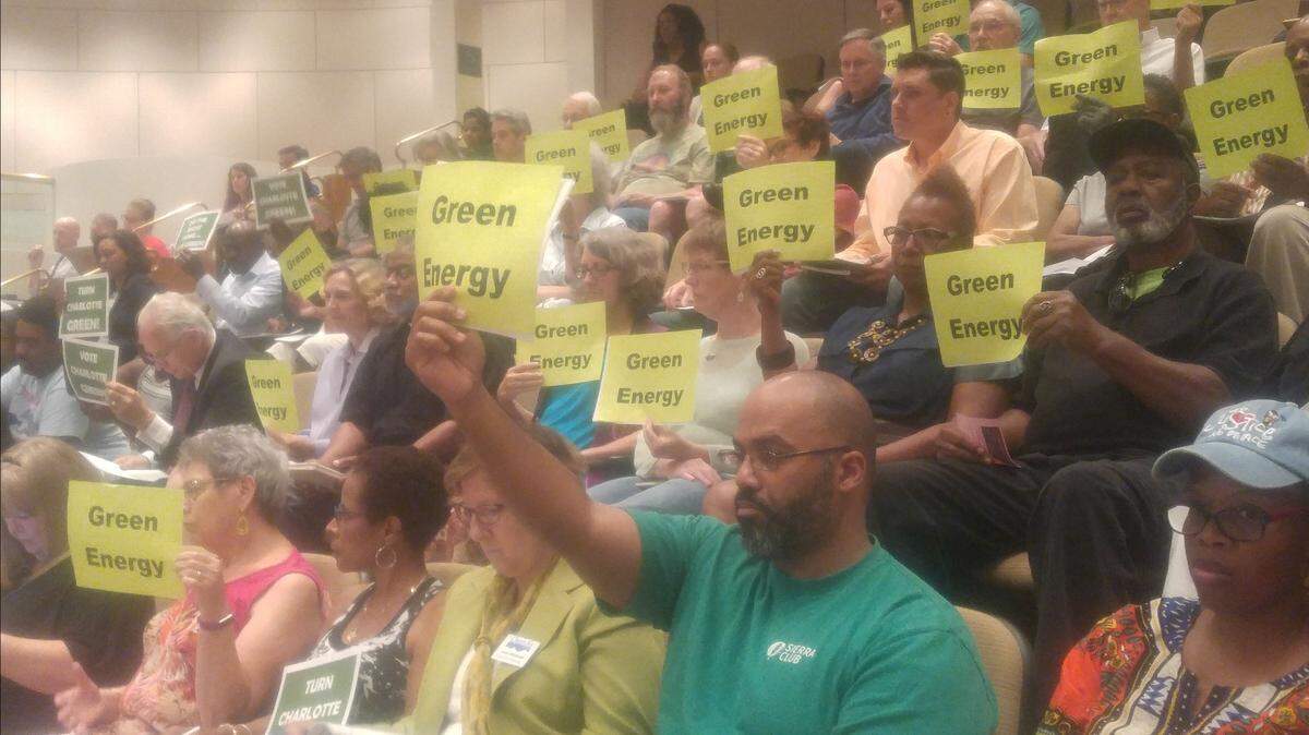 Charlotte City Council approved a resolution Monday to drastically reduce carbon emissions in the city by 2050.