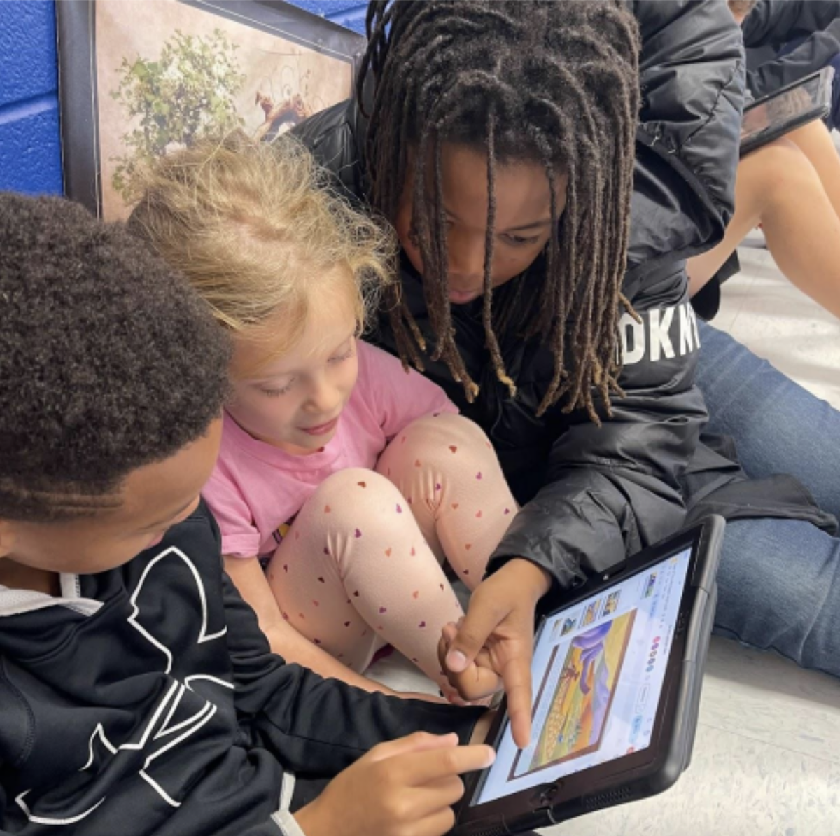 Mikey works with his sixth-grade class’s kindergarten buddies, a program for which his principal called him a “perfect mentor.”