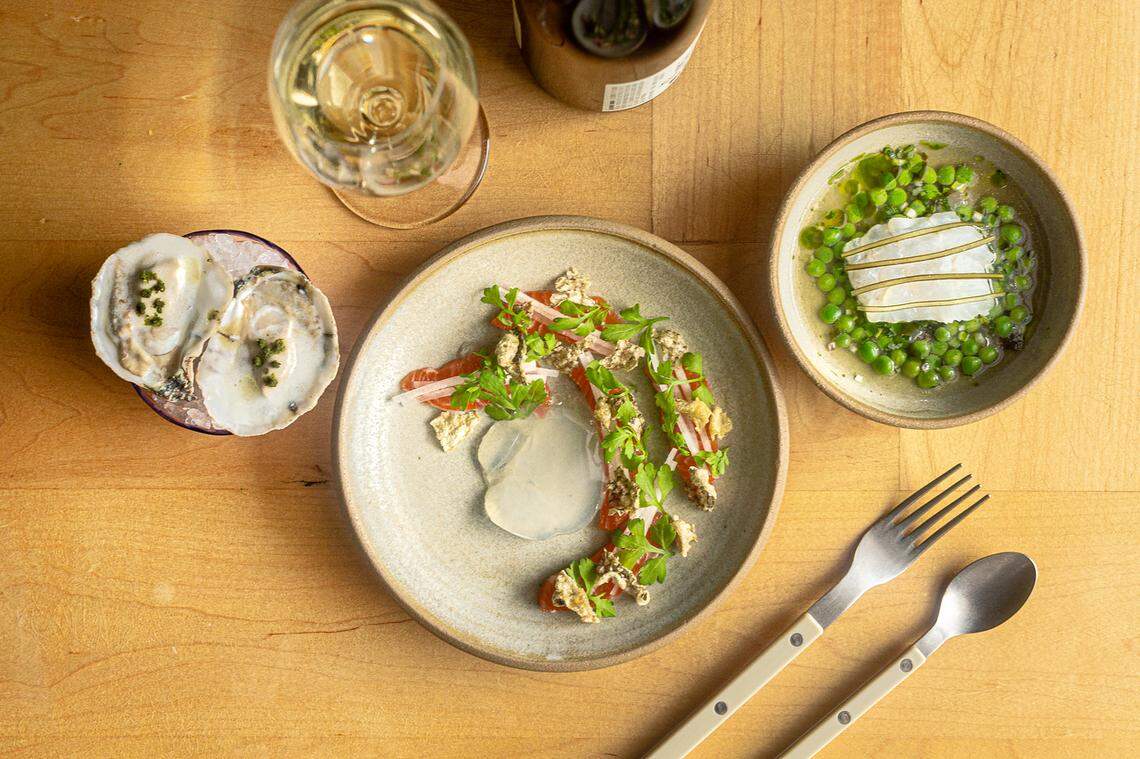 At “relaxed fine dining” restaurant Theodore Rex in Houston, Michelin had this to say about it in its guide: “The cuisine is hard to pin down but know that everything looks simpler than it really is and seasoned far better than you could have imagined.”