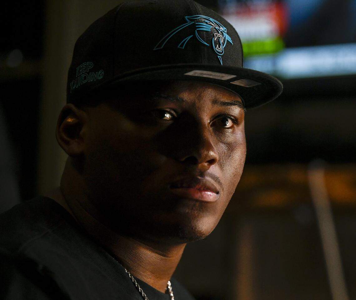 Auburn defensive tackle Derrick Brown was the Panthers’ first-round pick in 2020, part of an all-defense draft.