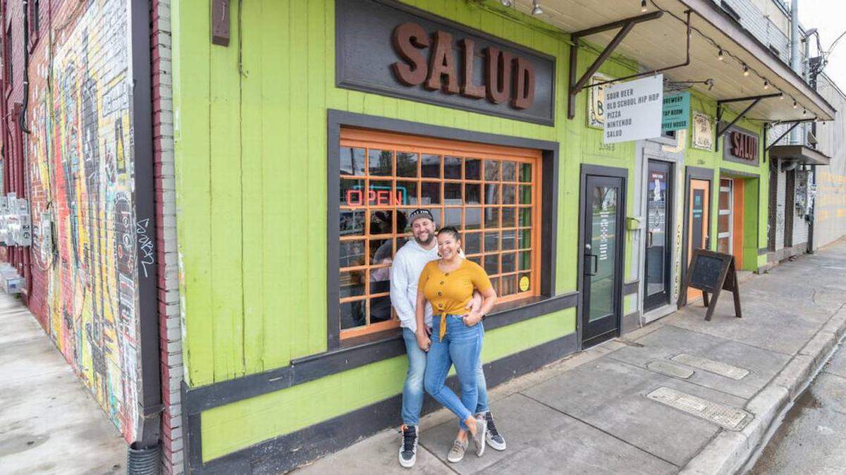Jason and Dairelyn Glunt of Salud Beer Shop. For the fourth year in a row, Salud has been nominated for the country’s best beer bar.
