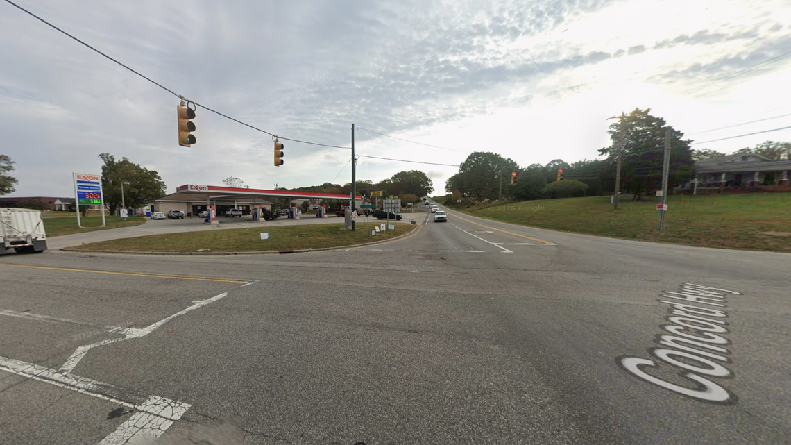 A missing 18-year-old from Charlotte was found Tuesday morning at a Fairview Exxon gas station in Union County, where authorities say he arrived on foot.