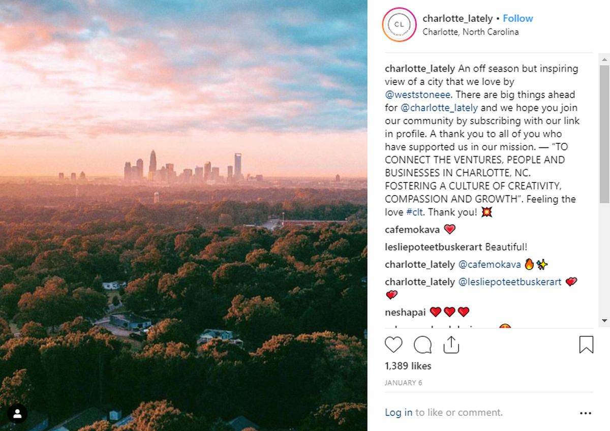 Former Carolina Panthers running back Jonathan Stewart and his wife, Natalie, have purchased the popular local media platform Charlotte Lately, which has over 33,000 followers on Instagram.