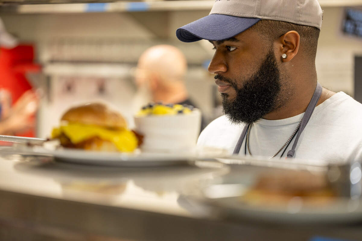 Chef Chayil Johnson of Community Matters Cafe.