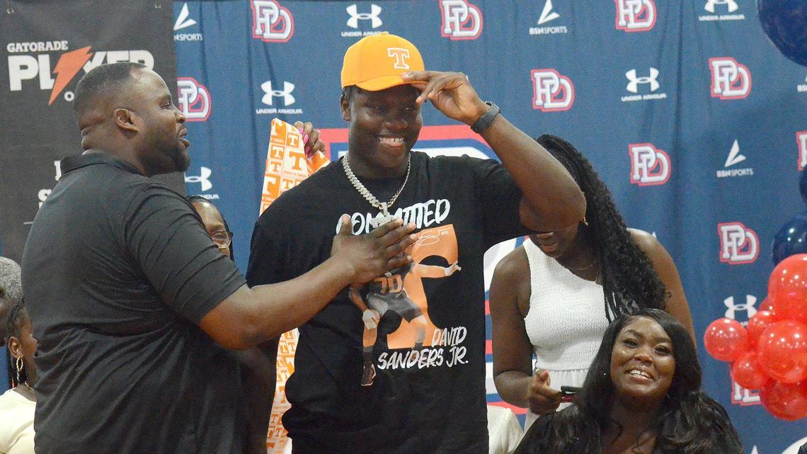 Providence Day football’s David Sanders makes college choice. Where he’s headed