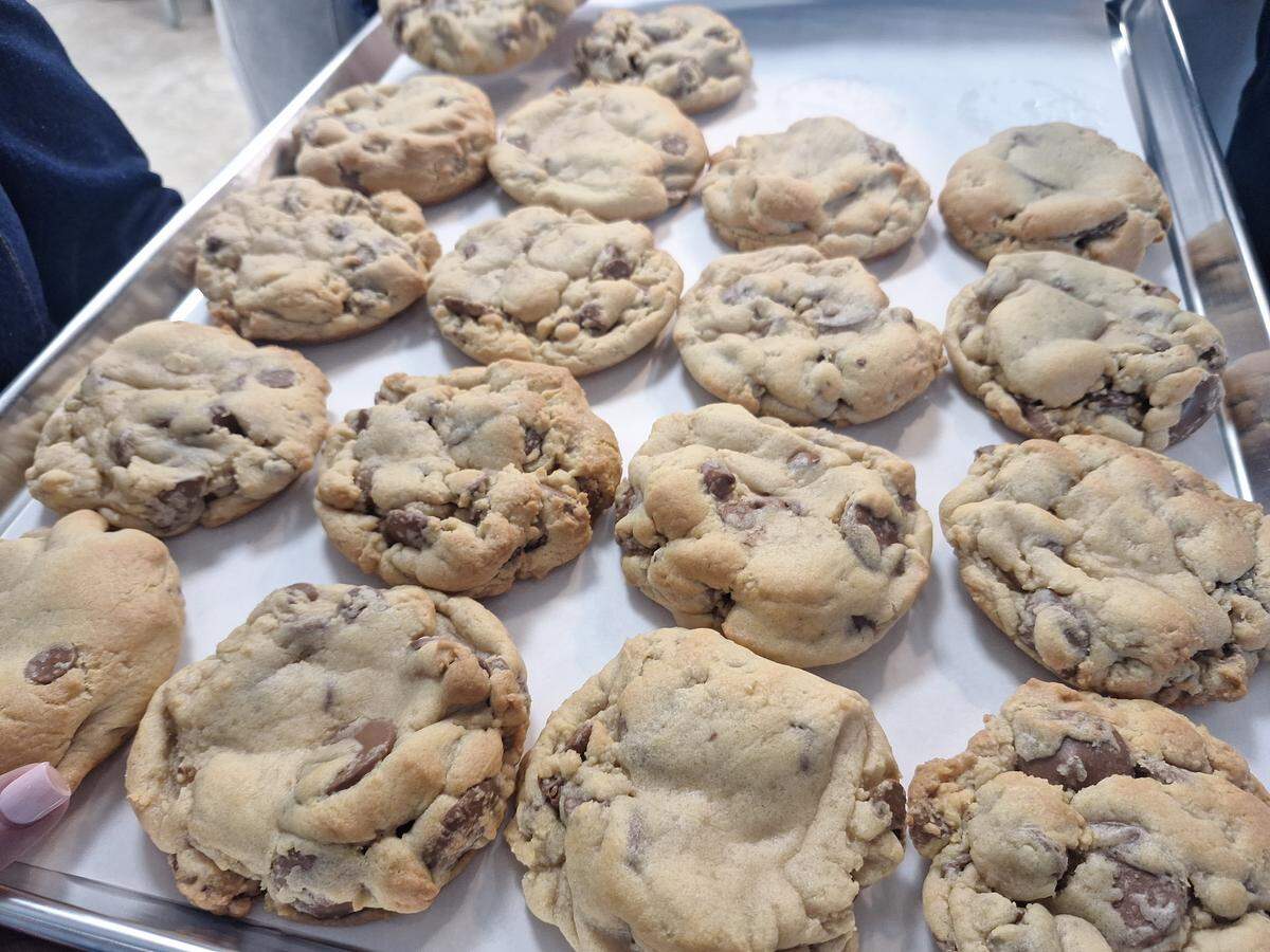 Chocolate Chip cookies at Crave Cookies in Mooresville.
