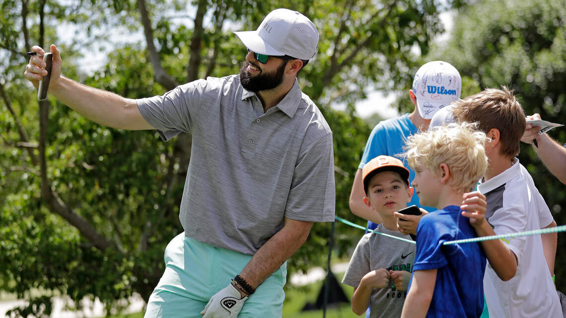 New Panthers QB shows, return of the Mack (Brown), and more from Quail Hollow pro-am