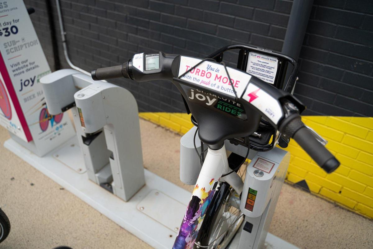 The new turbo mode for Charlotte Joy Rides bicycles will help cyclists on steep uphills and long rides.