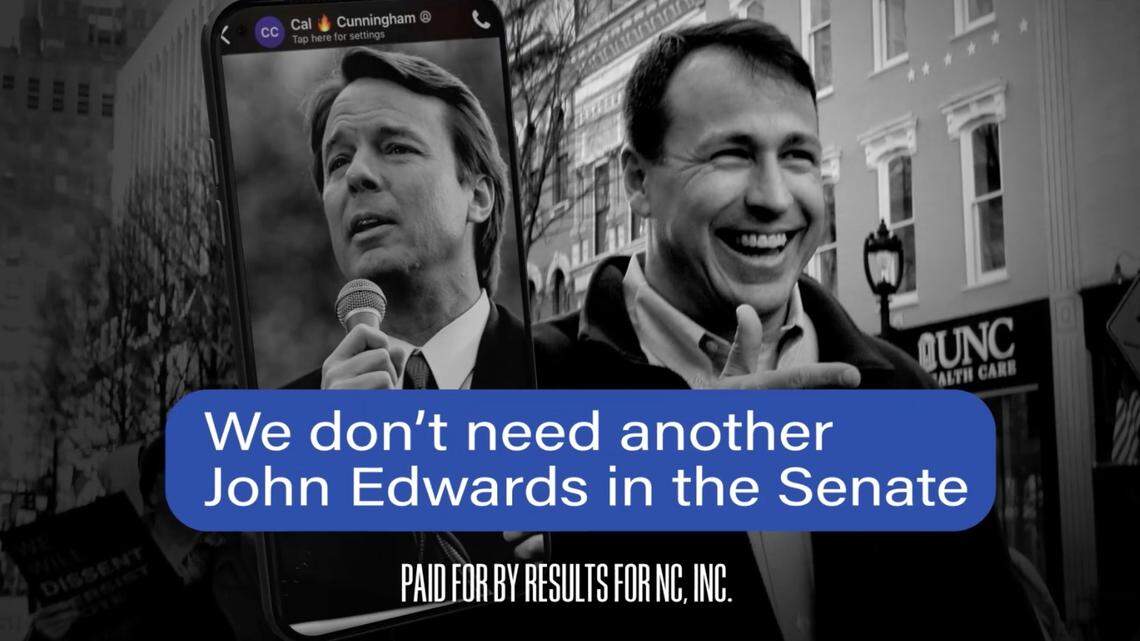 Cal Cunningham’s texts already the subject of a new digital ad from a GOP group