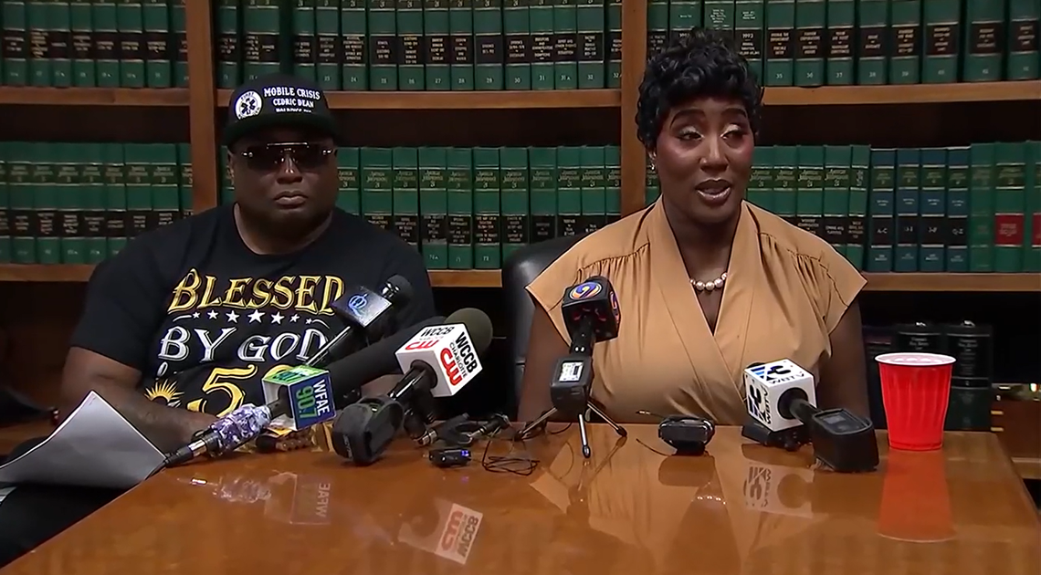 Cedric Dean, a housing activist in Charlotte, supported Councilwoman Tiawana Brown on May 22 in Charlotte, when she had a press conference to discuss her federal indictment on fraud allegations.