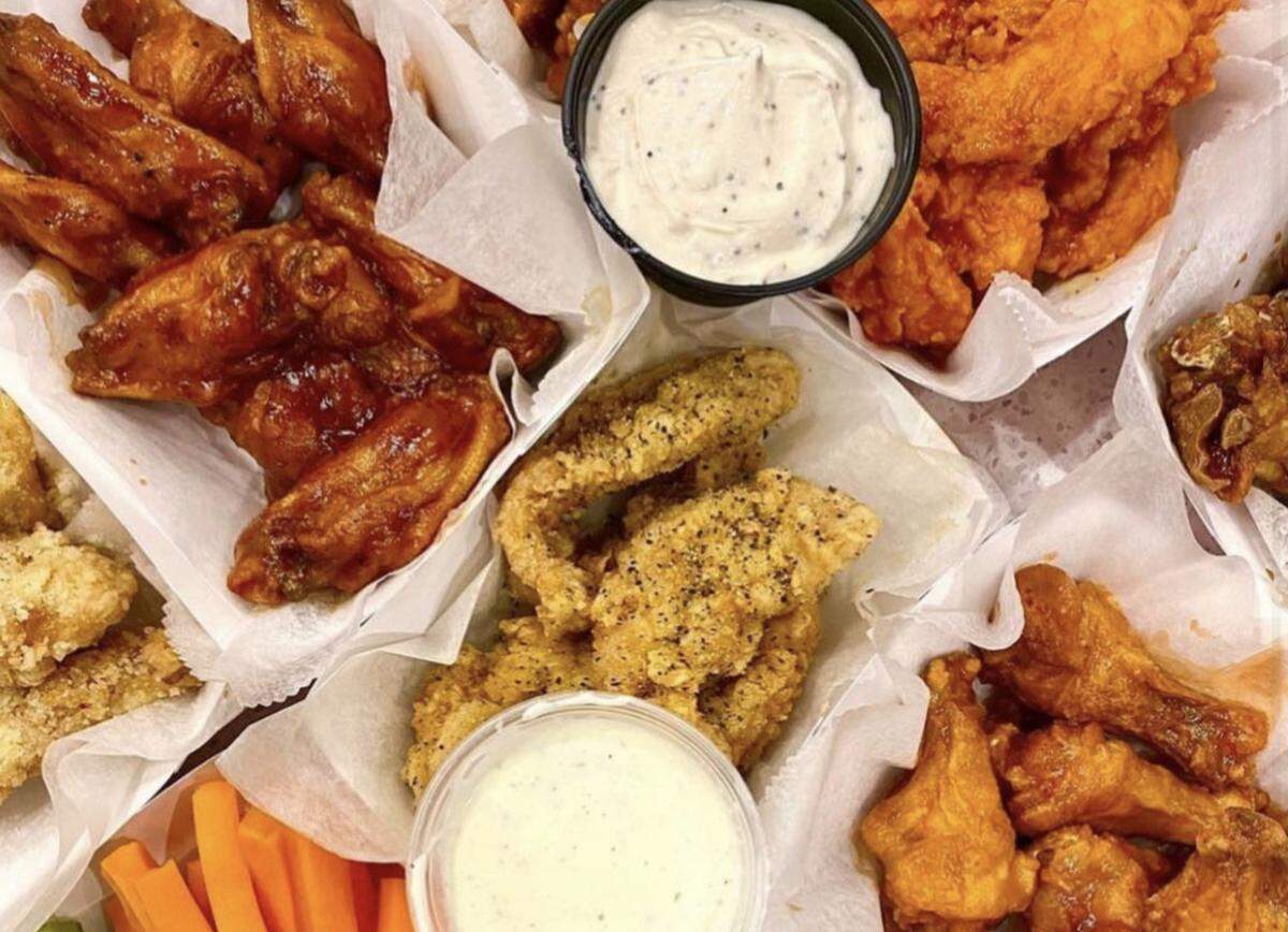 The wings at Flip-a-Lo’s.