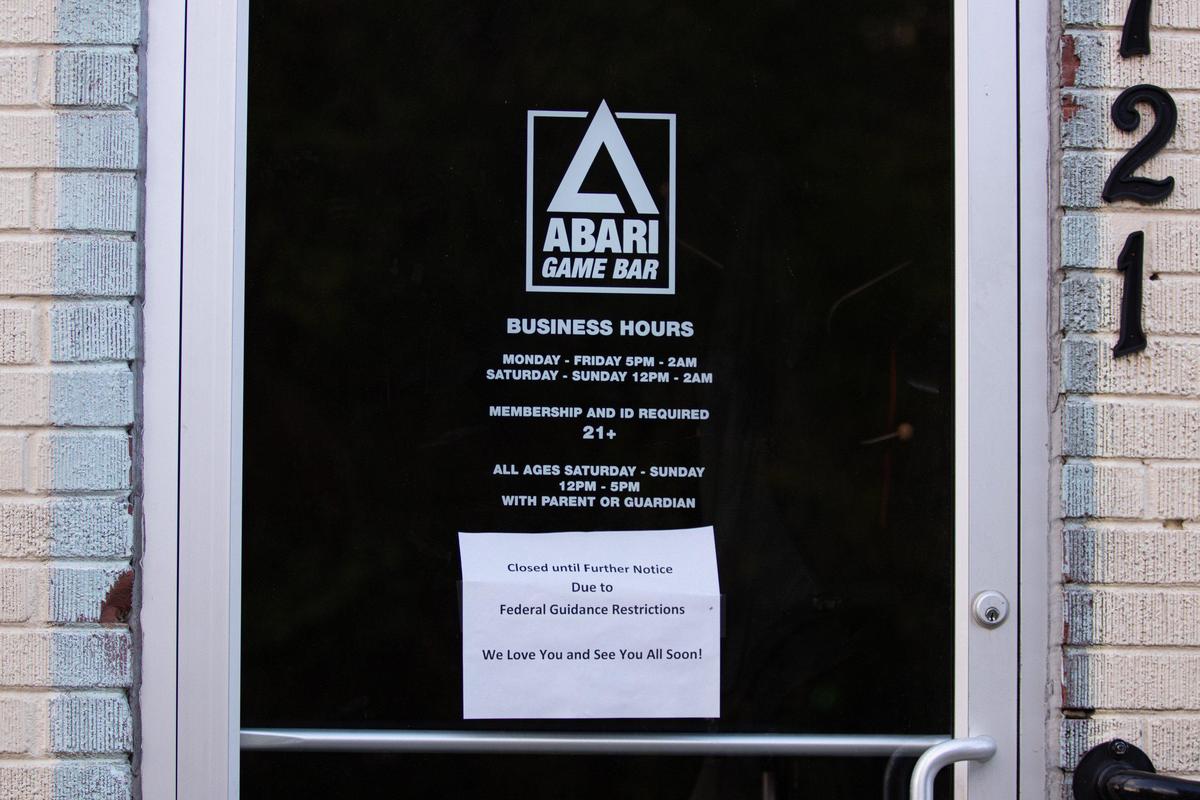 Abari Game Bar has been closed during the COVID-19 pandemic.