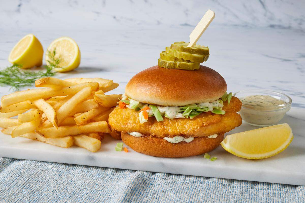 Bob Evans’ Fish Sandwich.
