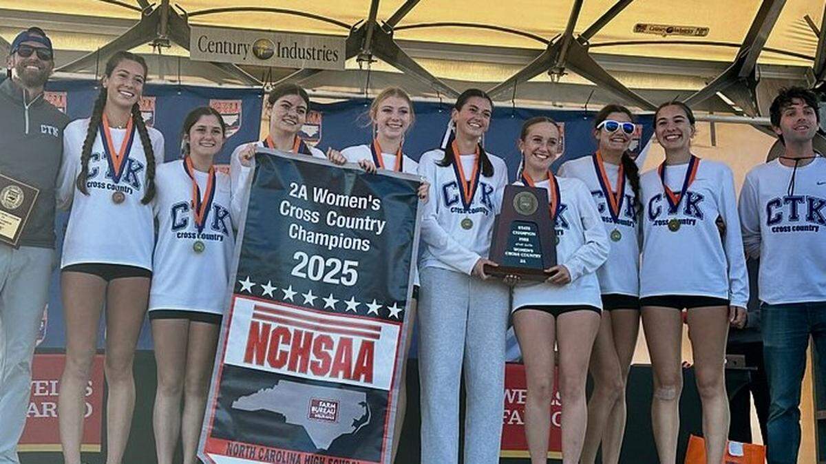 Christ the King won the NCHSAA 2A girls’ cross-country title Friday.