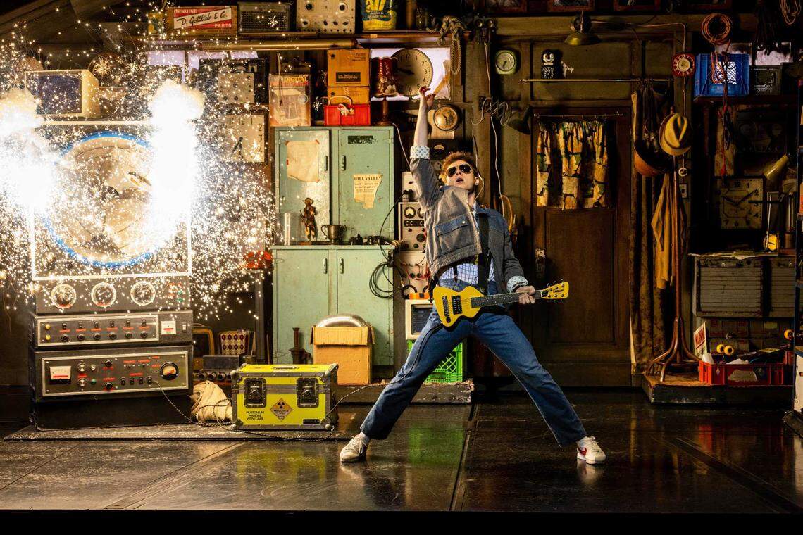 Ben Joyce as Marty McFly in “Back to the Future the Musical,” which will be in Belk Theater next July.