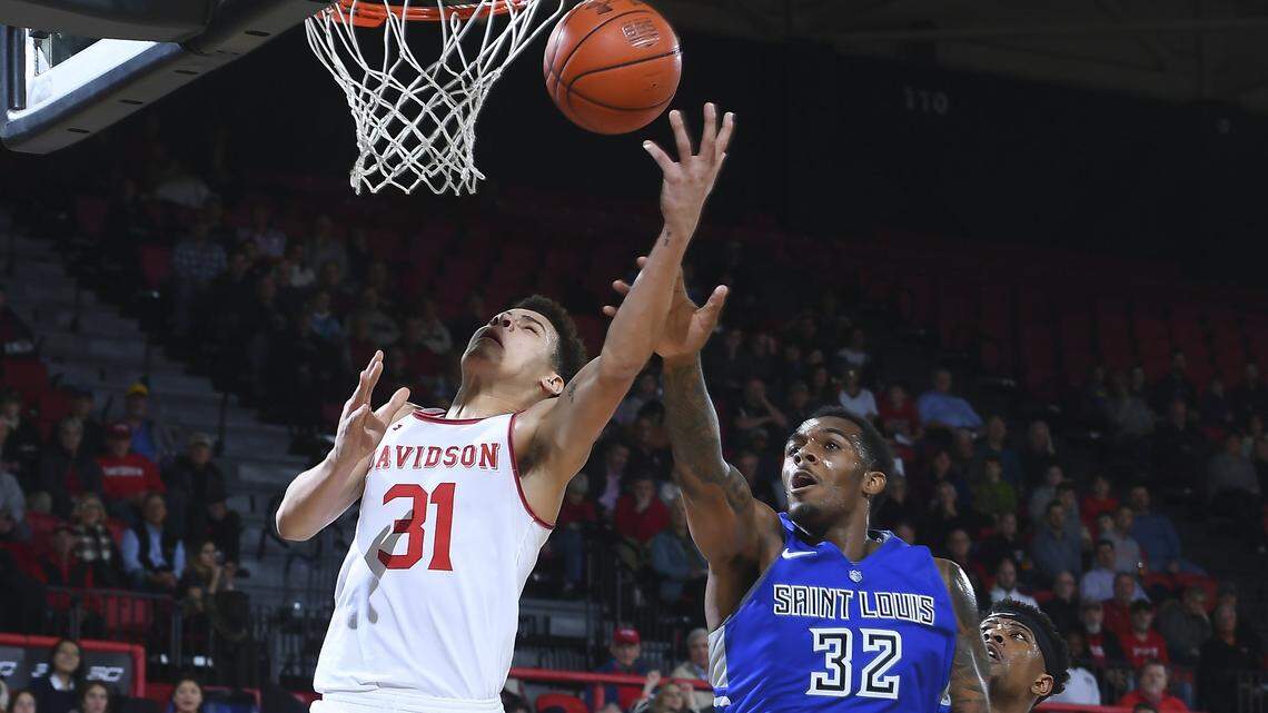 Davidson’s Kellan Grady (31) made the Atlantic 10’s all-conference second team.
