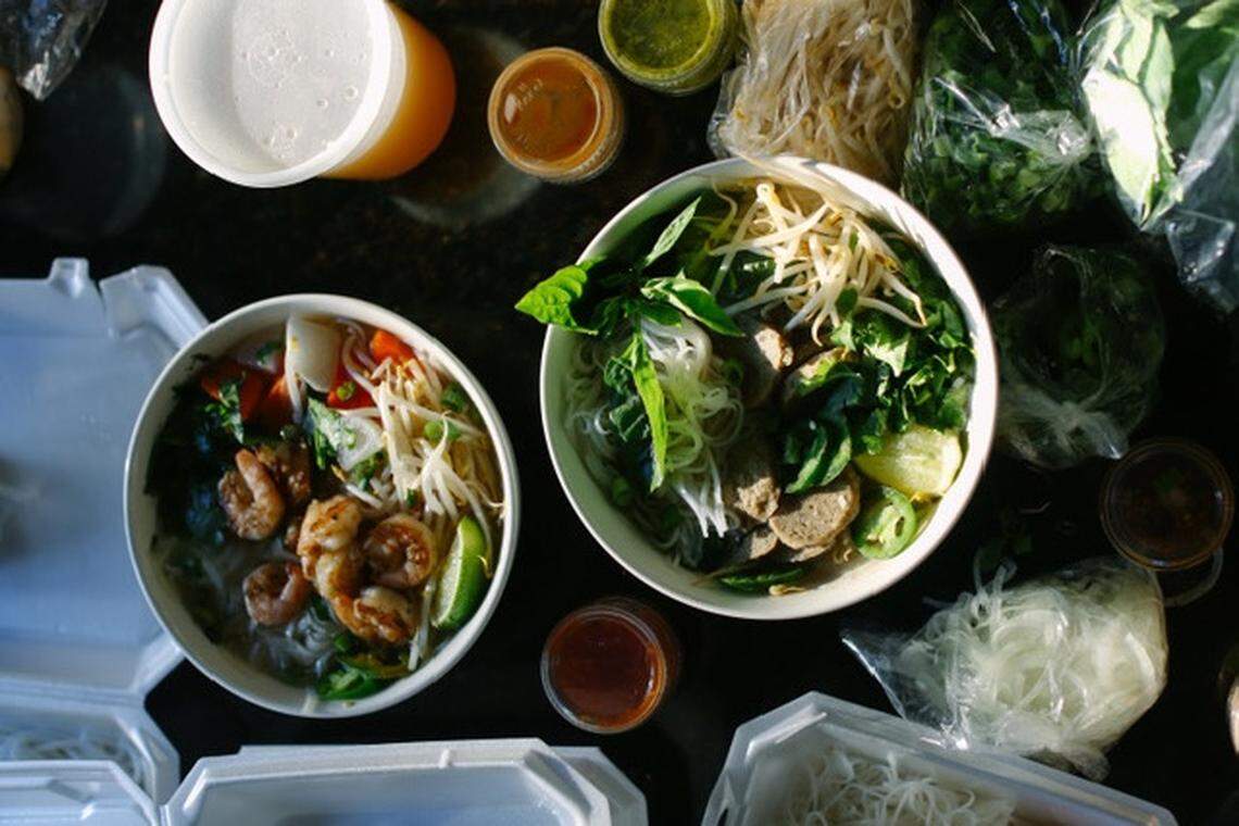 Cilantro Noodle offers takeout via its website and multiple delivery services.