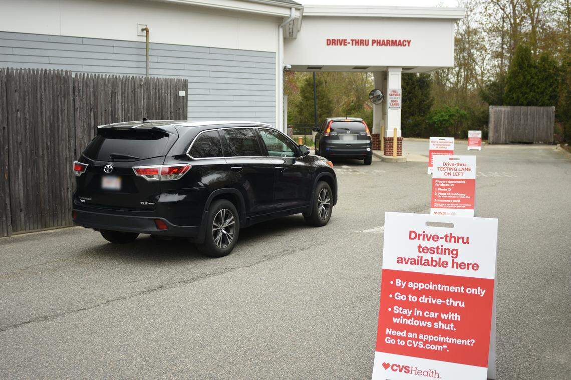 CVS Health will begin offering coronavirus COVID-19 self-swab tests at the drive-thru of 55 stores in North Carolina.