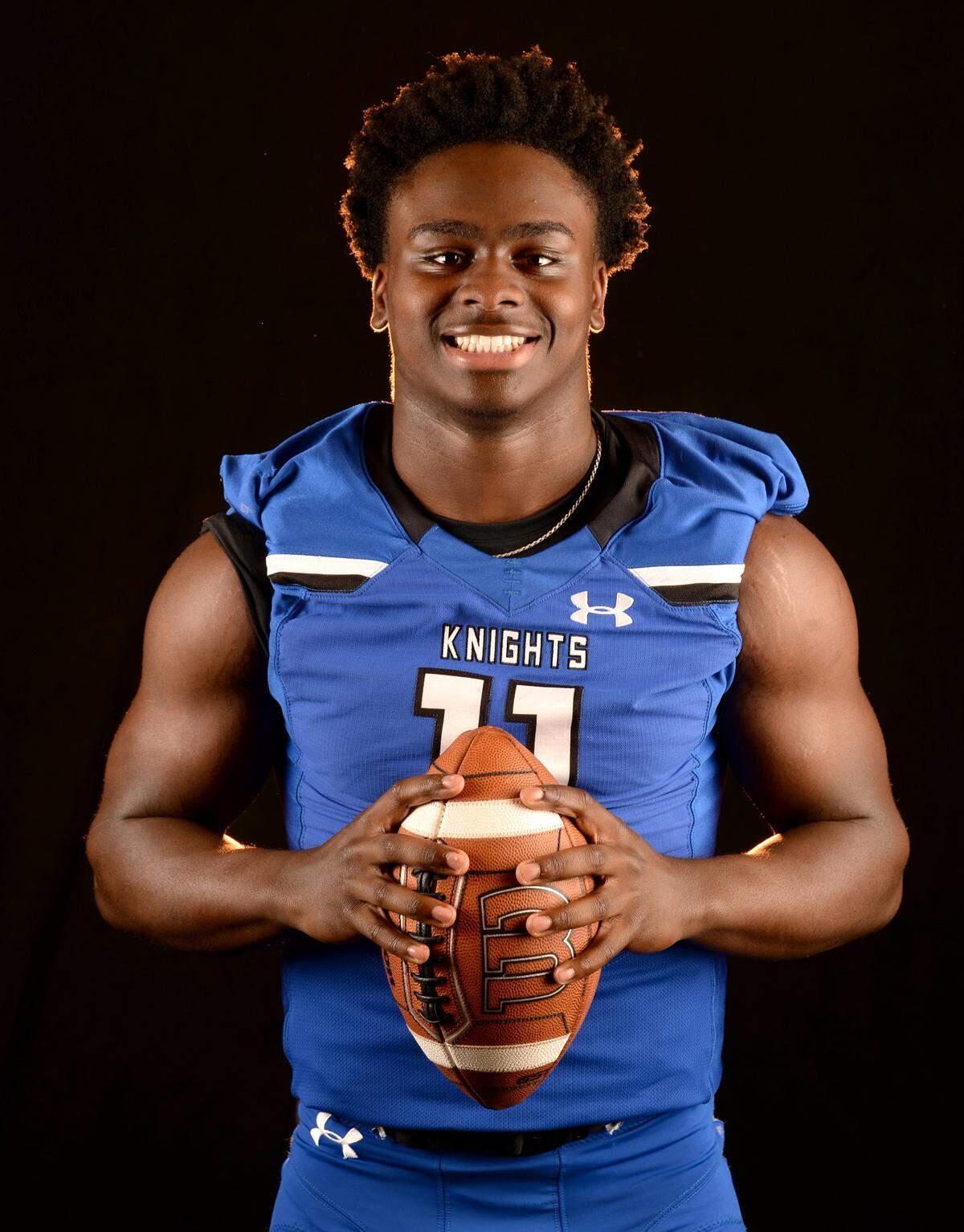 Charlotte Christian defensive back LJ Porter on Wednesday, December 11, 2024. 
