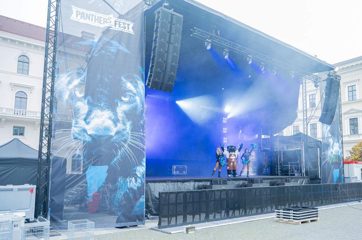 The Carolina Panthers will host a Fan Fest with live entertainment on this stage in the days leading up to their contest in Munich, Germany, against the New York Giants. It’s the first home game on foreign soil in franchise history.