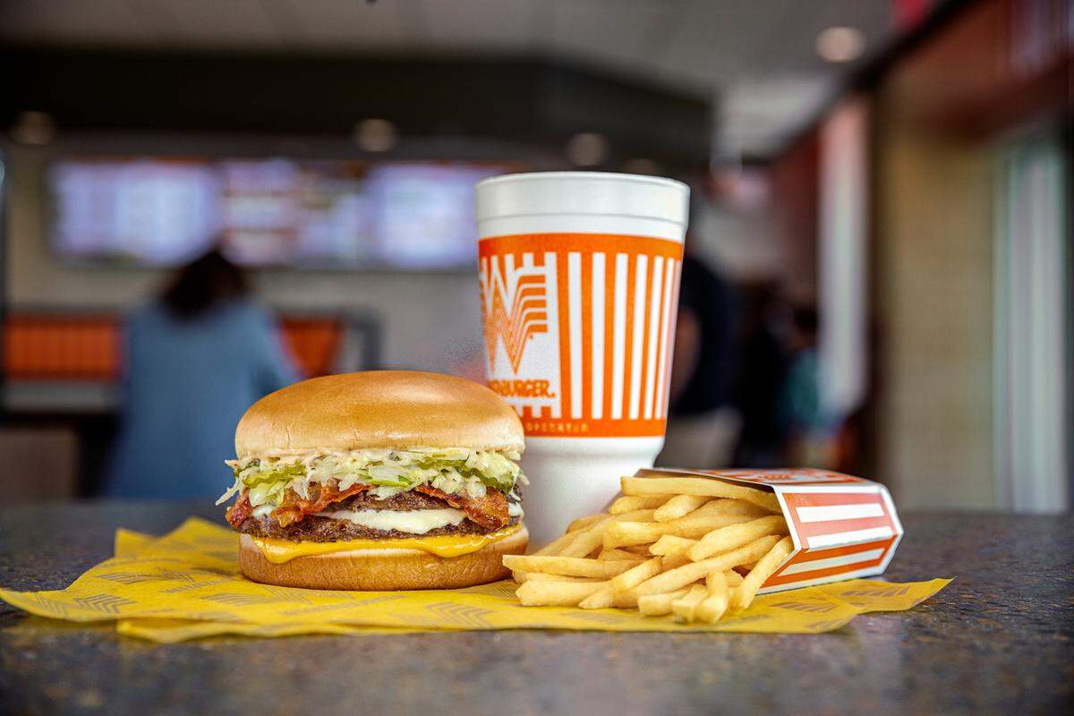 Southern Bacon Double Whatameal at Whataburger.