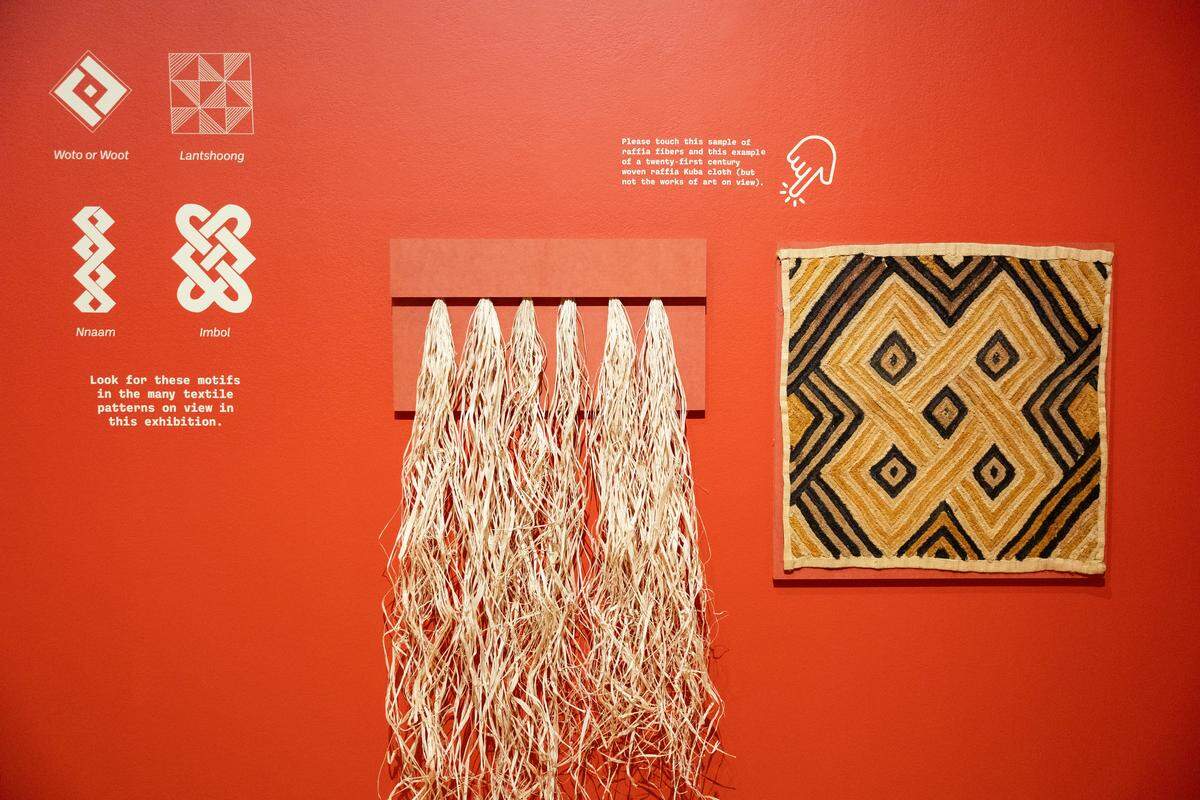 “Designing Dynamism: Kuba Textiles from the DR Congo, The Wesley Mancini Collection," at the Mint Museum Randolph in Charlotte, N.C., on Thursday, February 19, 2026.