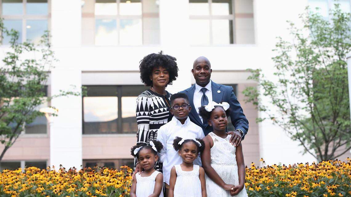 Khalif and Courtney Rhodes are pivoting from normal work roles to teacher roles.