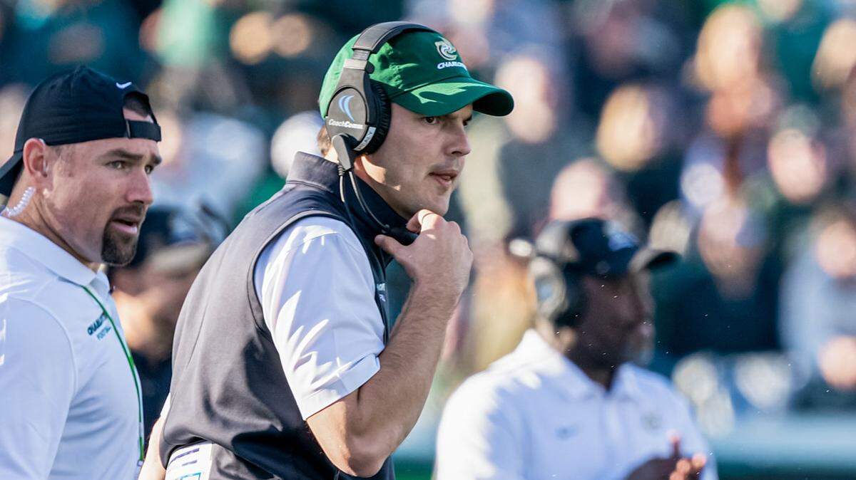 Charlotte’ football coach Will Healy recently agreed to a contract extension.
