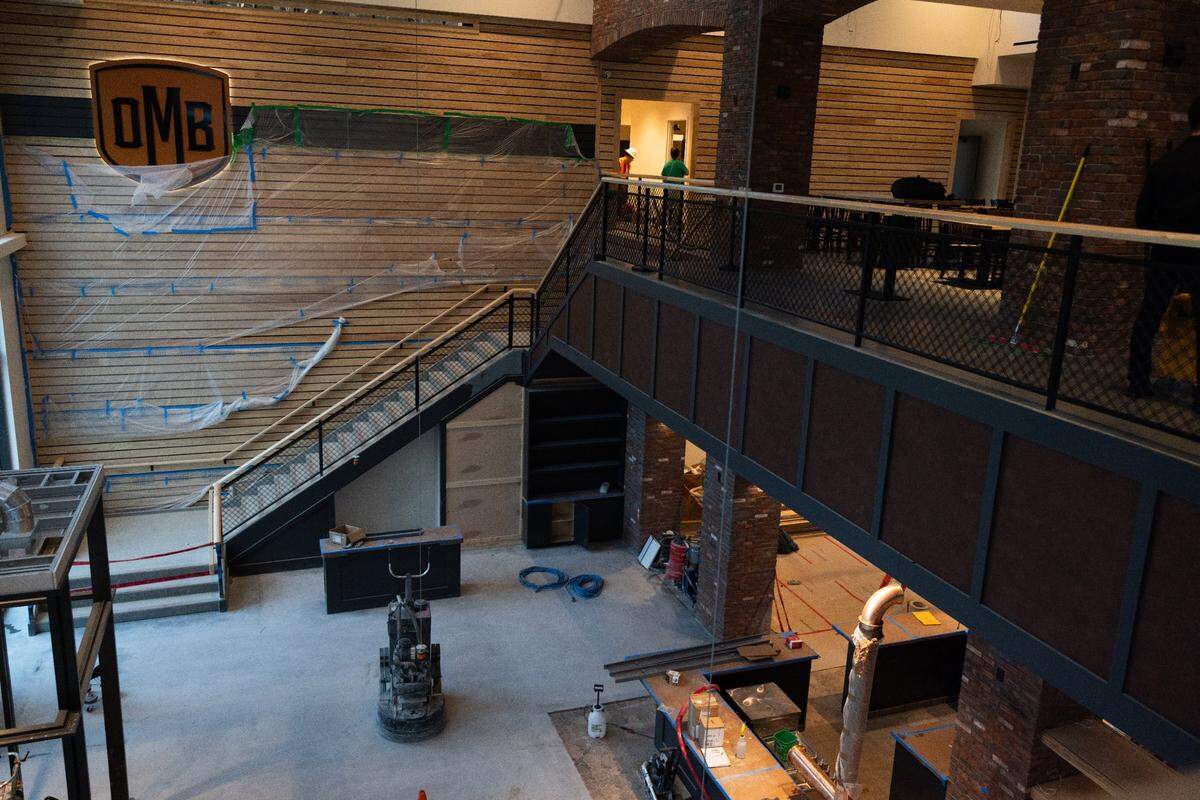 Olde Mecklenburg Brewery’s new Ballantyne location will have a lounge area on the main level and a balcony for private parties.