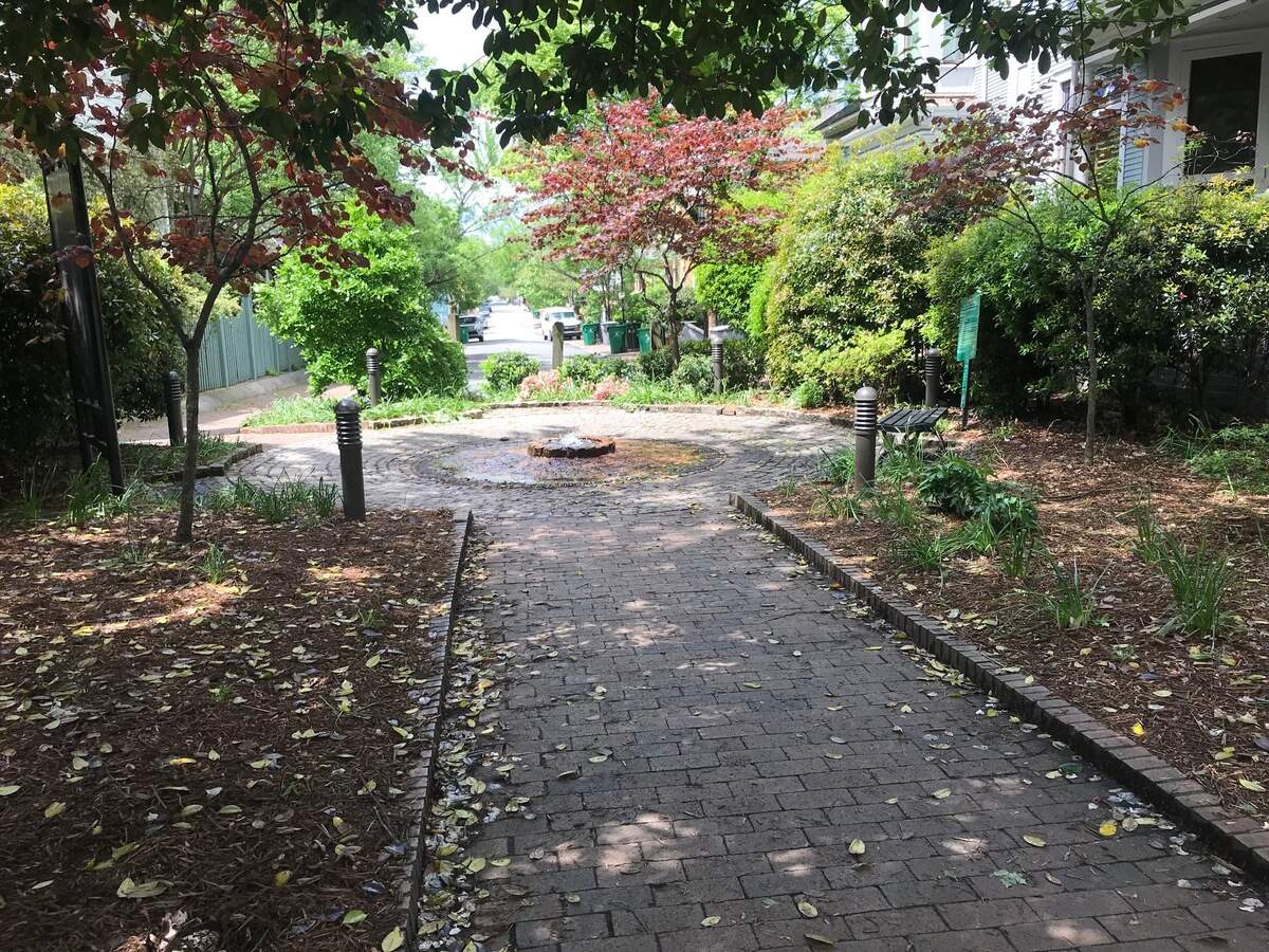 The Secret Fountain in Fourth Ward is tiny — but it has park hours, rules and even a fountain.
