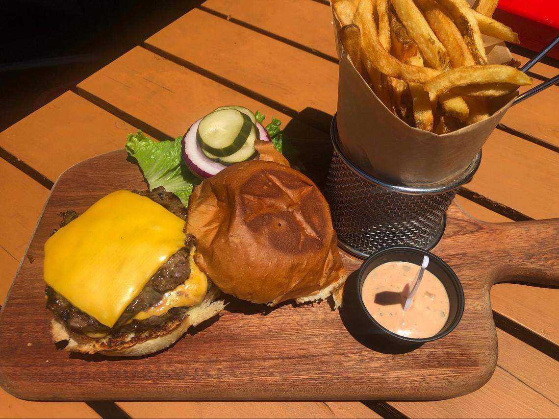 If your co-workers have burgers on the mind, Bang Bang Burgers is where you should hold your next lunch meeting.