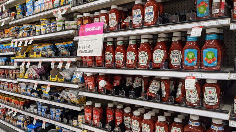 Which communities in Charlotte are located the farthest from grocery stores?