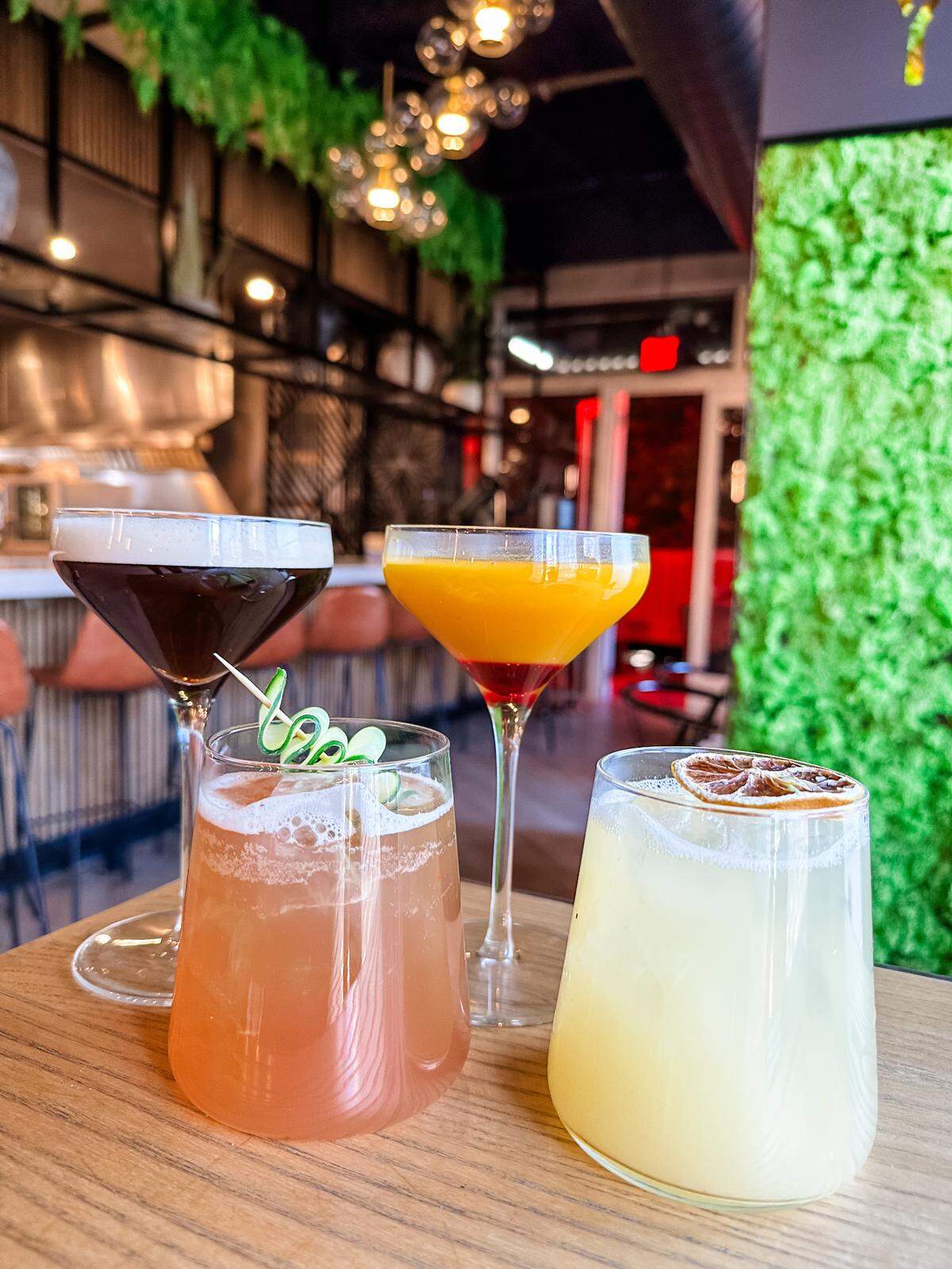 Mocktails from Yunta Nikkei, located in South End.