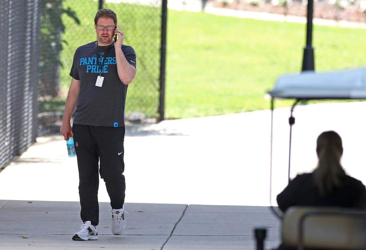 Carolina Panthers VP of Football Analytics Eric Eager on Friday, May 9, 2025.