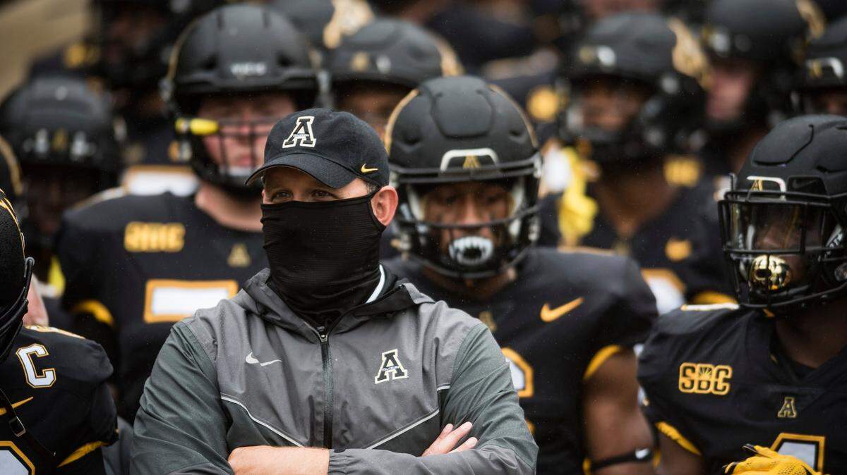 New Appalachian State coach Shawn Clark, pictured here in the season-opener against Charlotte, is now 1-1, following Saturday’s 17-7 road loss to Marshall.