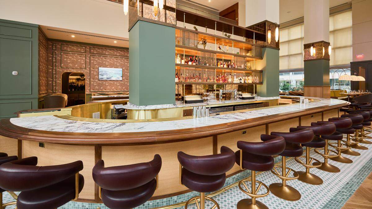 The bar at Dogwood Southern Table and Bar.