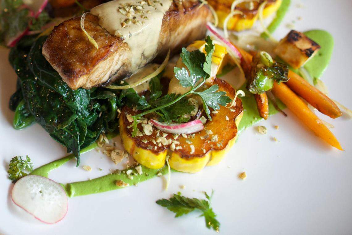 Bramble & Hare in Boulder, Colorado, was recognized with a Michelin Green Star. Its owners oversee a USDA Organic-certified farm that produces more than 425 acres of vegetables, grains, legumes, herbs and flowers, and raises heritage pigs and sheep.