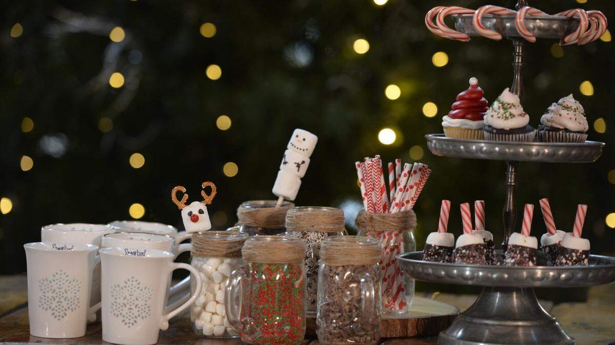 Enjoy Great Wolf Lodge’s hot cocoa bar before a dip in its heated waterpark.