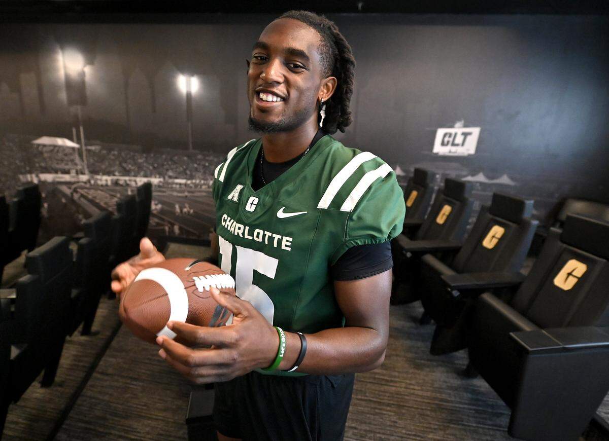 Conner Harrell is one of three quarterbacks vying for the starting position for the Charlotte 49ers this season.