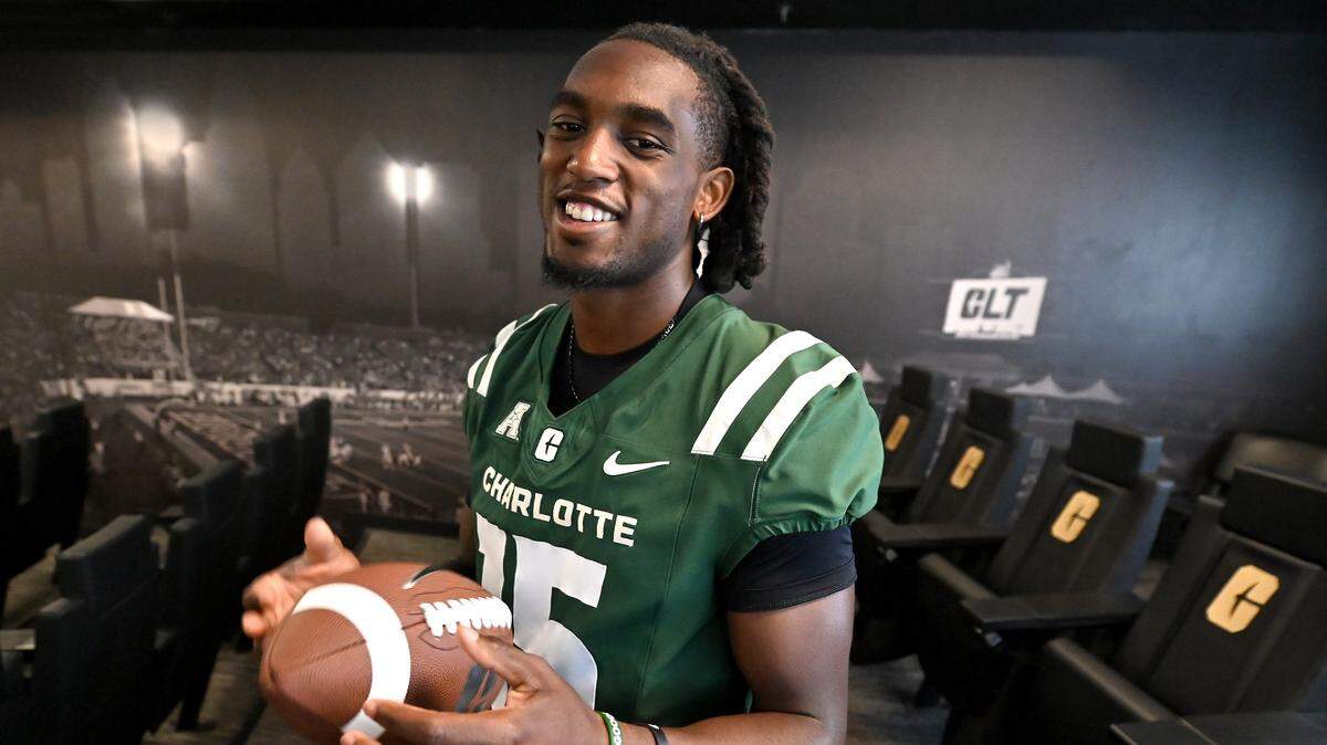 Conner Harrell is one of three quarterbacks vying for the starting position for the Charlotte 49ers this season.