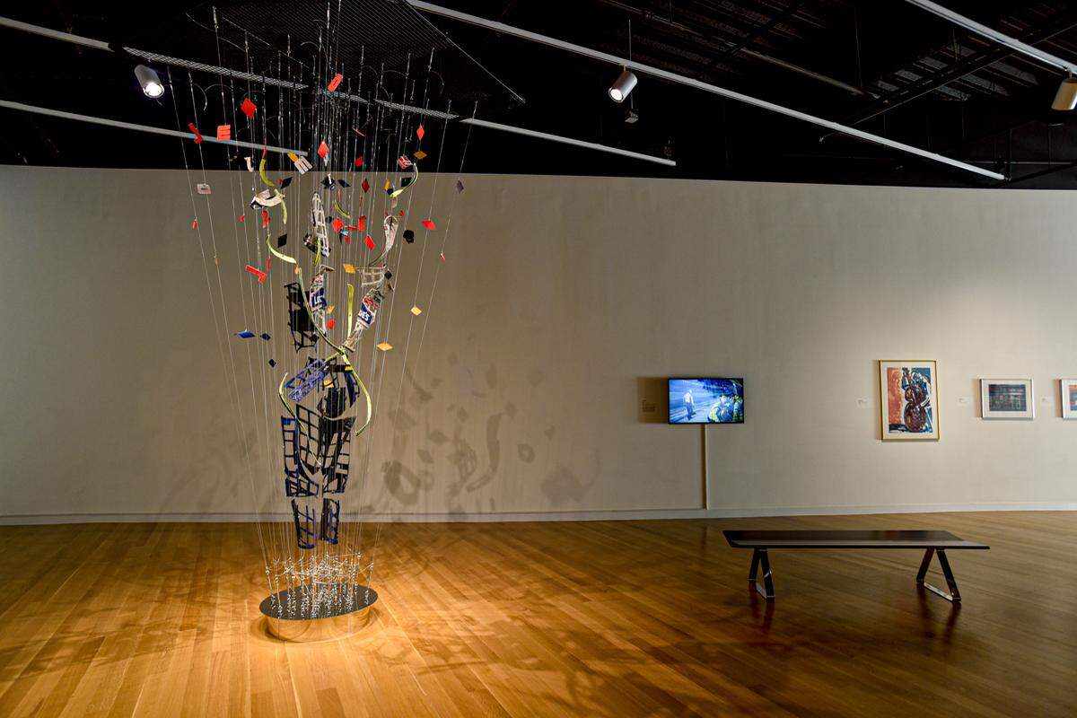 “Daytona Vortex” will be on display at the Mint Musem Uptown’s Gorelick Gallery through June 5.