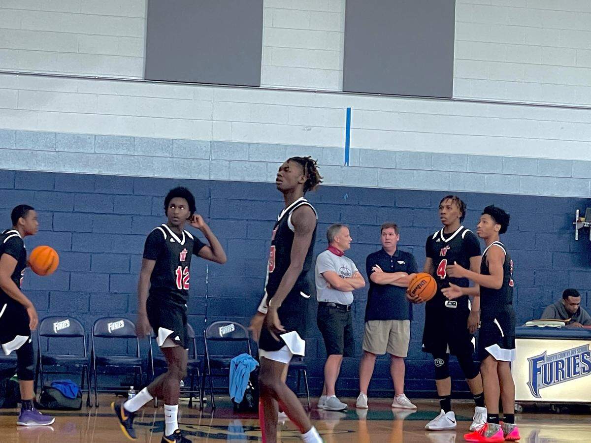 Northside Christian’s Wesley Tubbs led his team to a win over Charlotte Latin at a summer showcase in the Winston-Salem area Friday