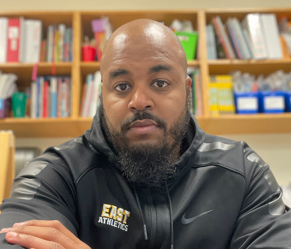 East Mecklenburg boys’ basketball coach Joseph Gripper is an Eagles graduate who will coach his first season during the 2025-26 campaign.